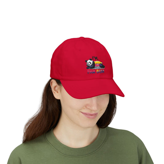 Panda Cap with Cute Quote, Perfect Gift Hat for Casual Outings, Unique Accessory, Trendy Cap
