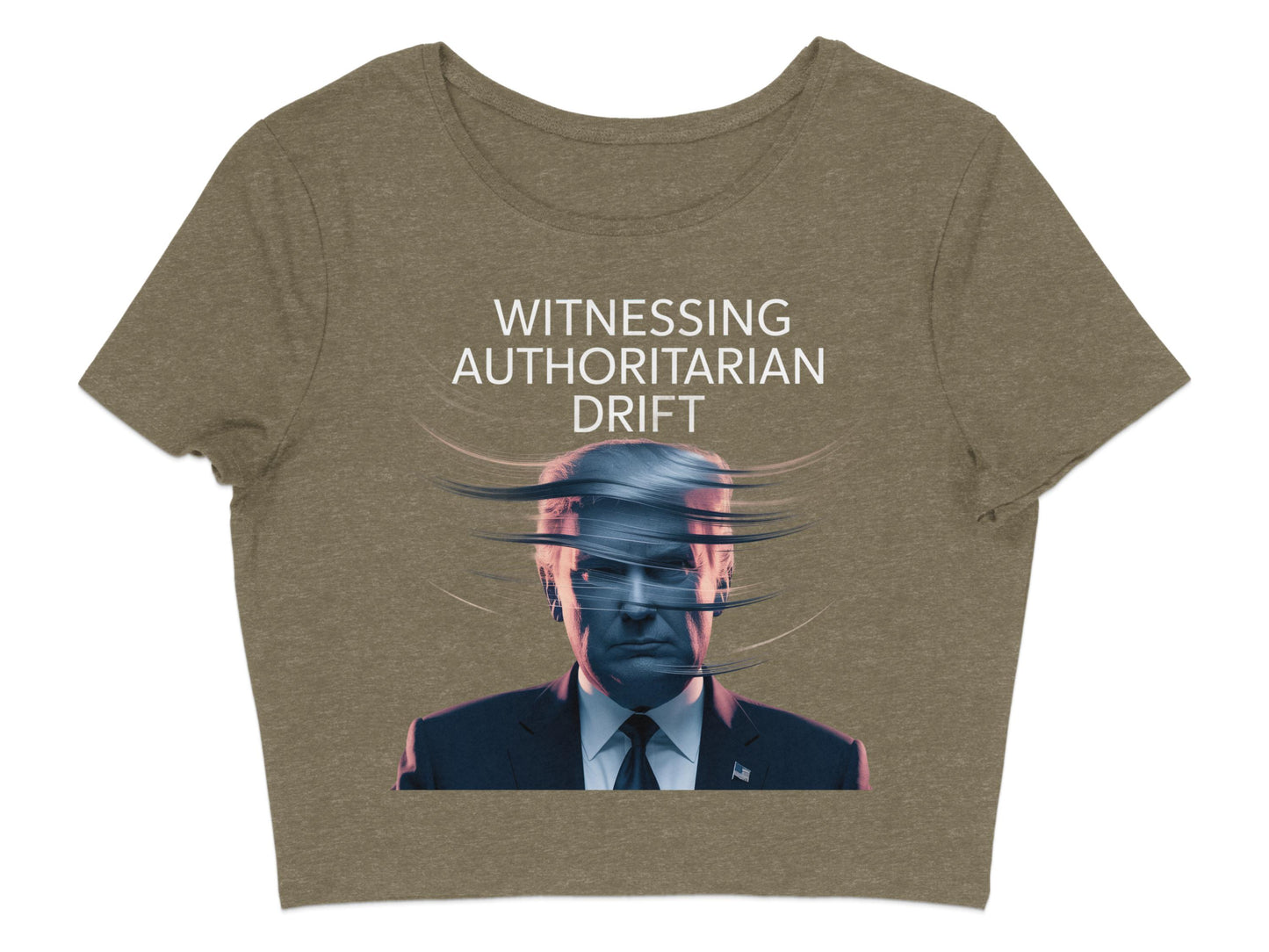 Witnessing Authoritarian Drift Message T-Shirt product type