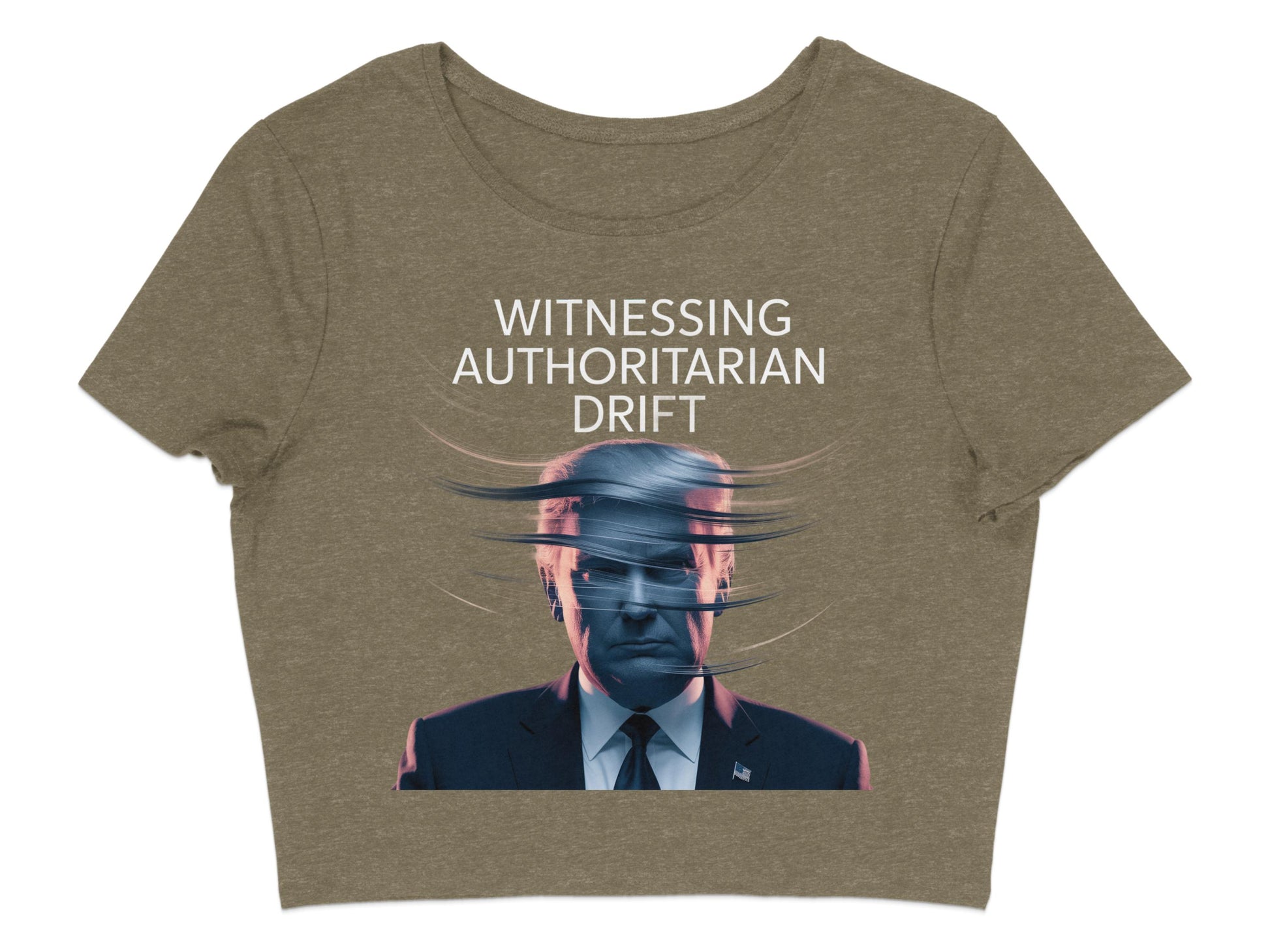 Witnessing Authoritarian Drift Message T-Shirt product type