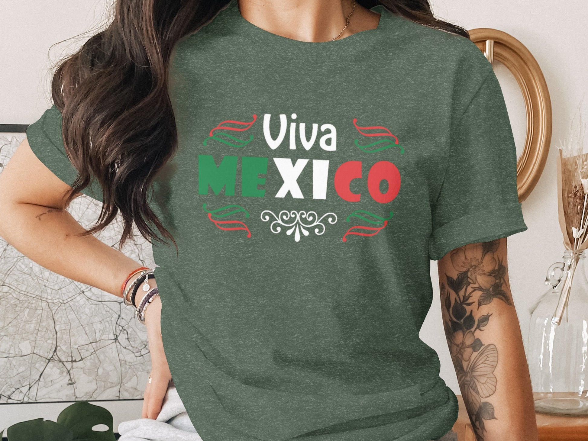 Viva Mexico Colorful Design T-shirt product type