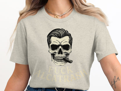 Skull with Cigar F*ck Alcatrash T-Shirt product