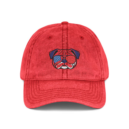 4th of July Hat TOp Quality Vintage Embroidered Cap -4th July Dog Hat