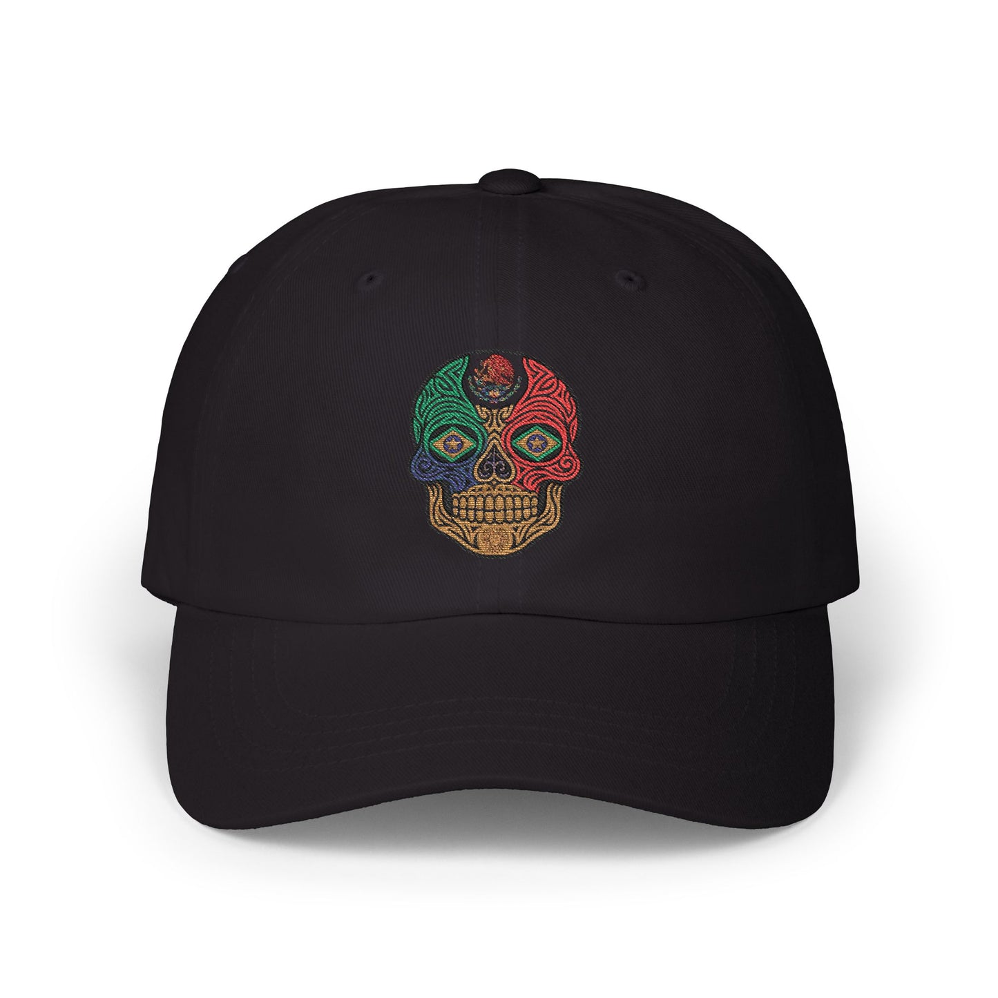 Colorful Skull Dad Cap, Casual Hat, Unique Headwear, Gift for Him, Summer Accessory, Festival Look