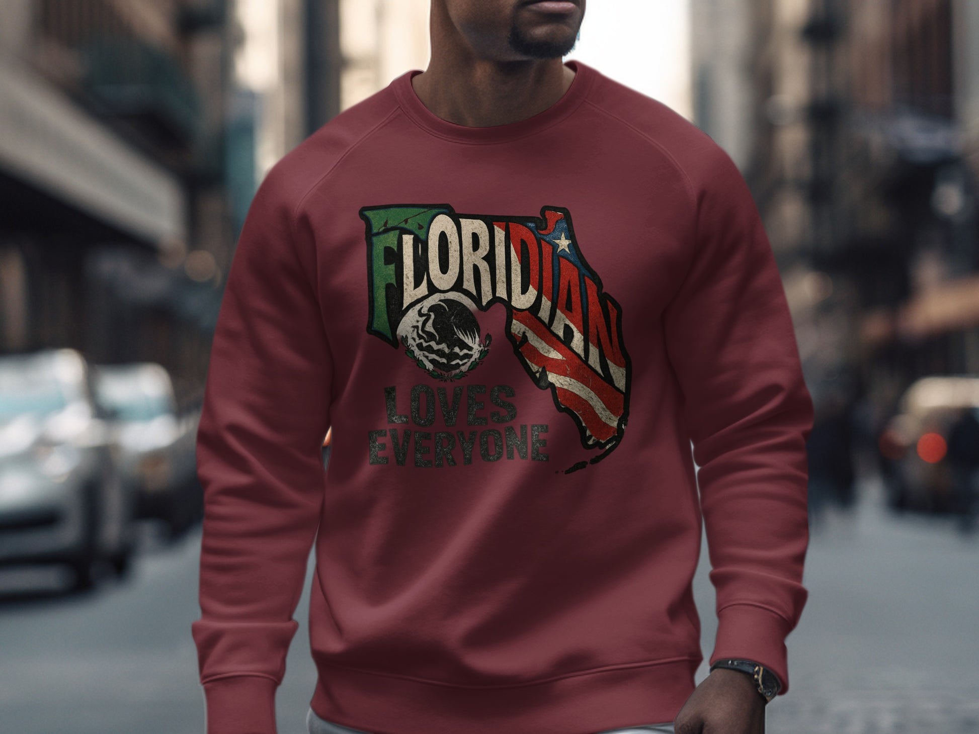 Floridian Loves Everyone Sweatshirt product type