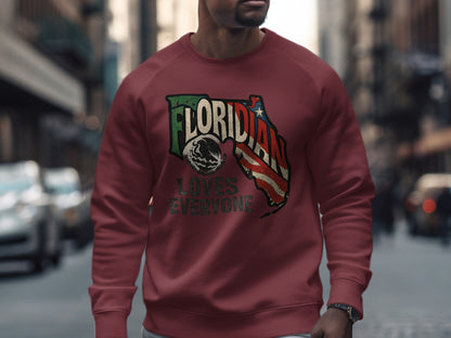 Floridian Loves Everyone Sweatshirt product type
