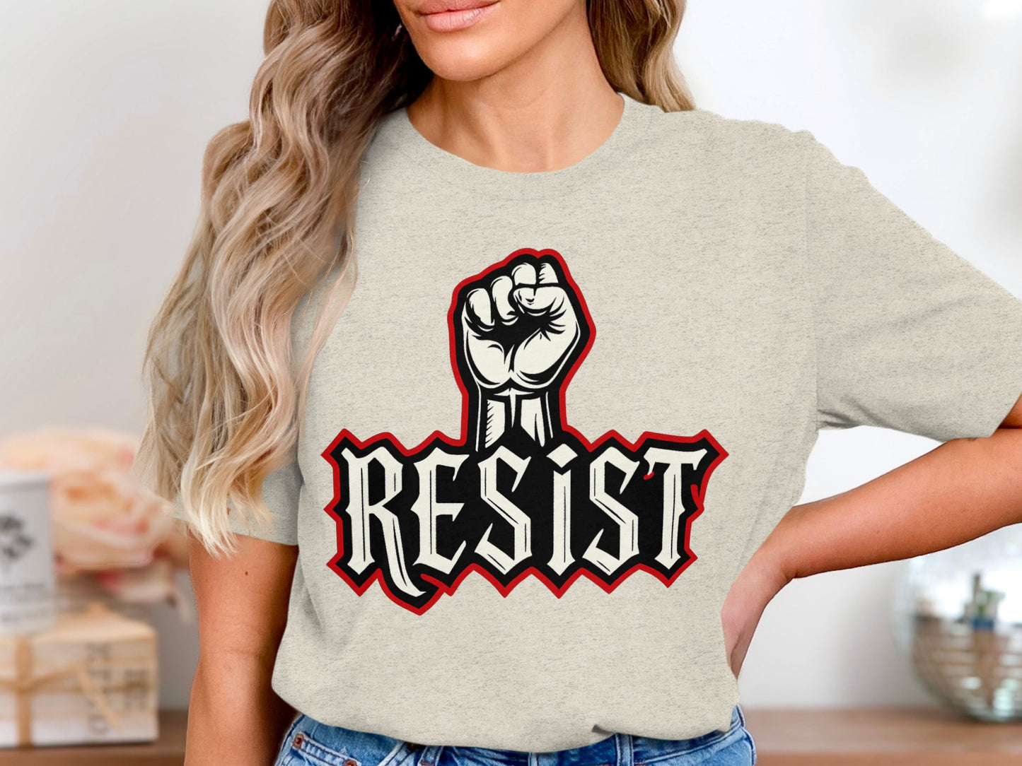 Bold Resist Graphic Design T-Shirt product type