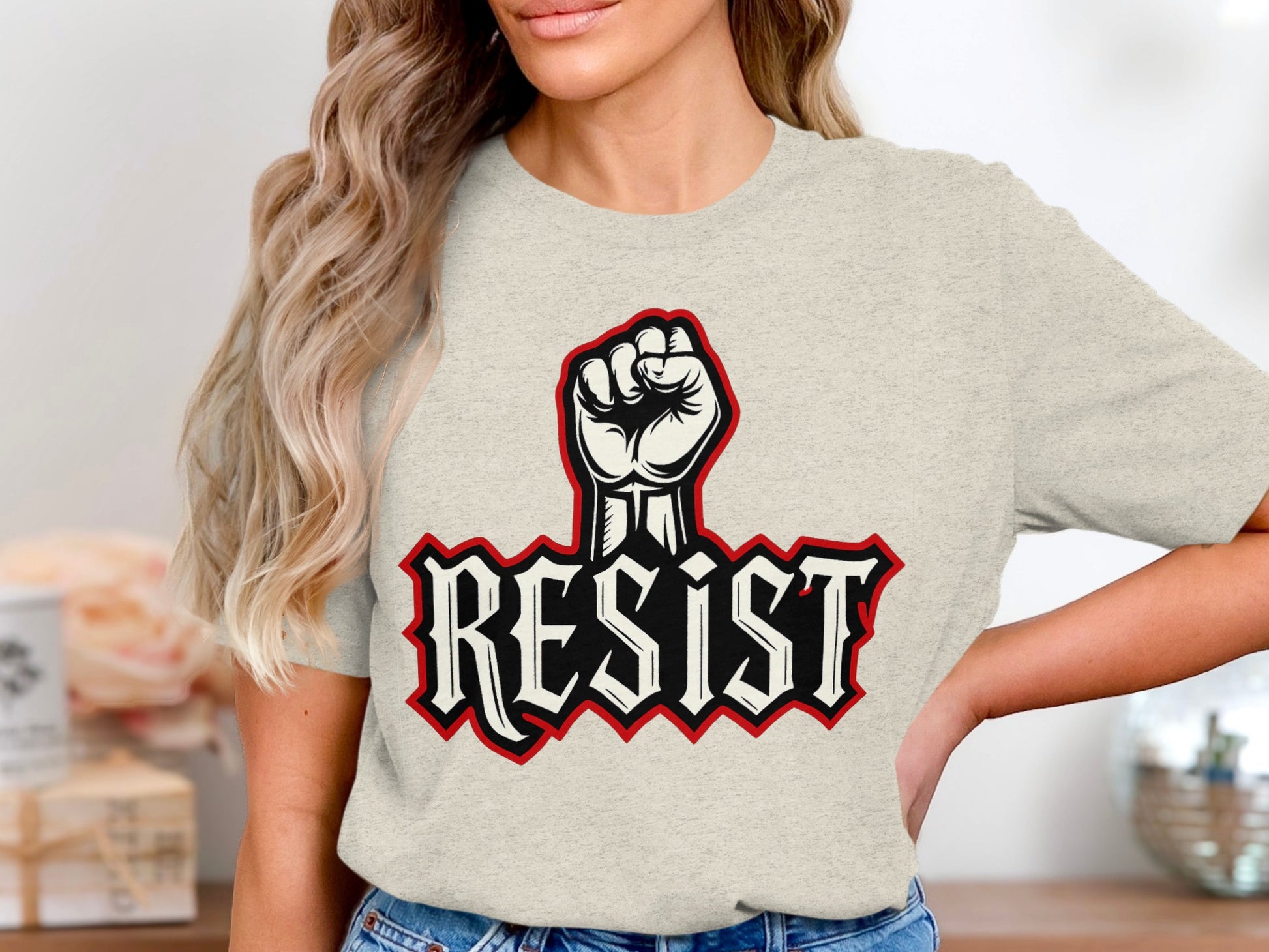 Bold Resist Graphic Design T-Shirt product type