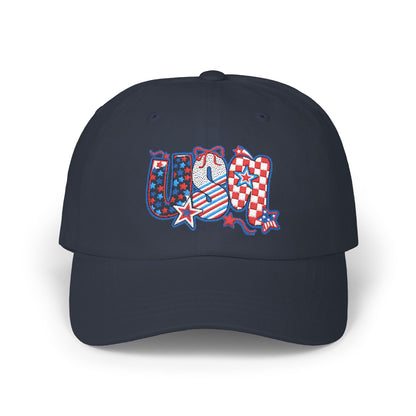 Embroidery Hat 4th of July Patriotic Dad Cap | USA Cap, Summer Hat, Casual Headwear, Father's Day Gift, Independence Day Accessory, Outdoor Cap