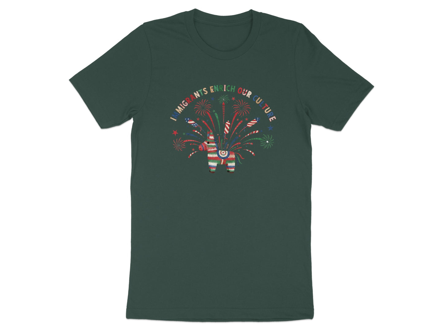 Immigrants Enrich Our Culture Festive T-Shirt