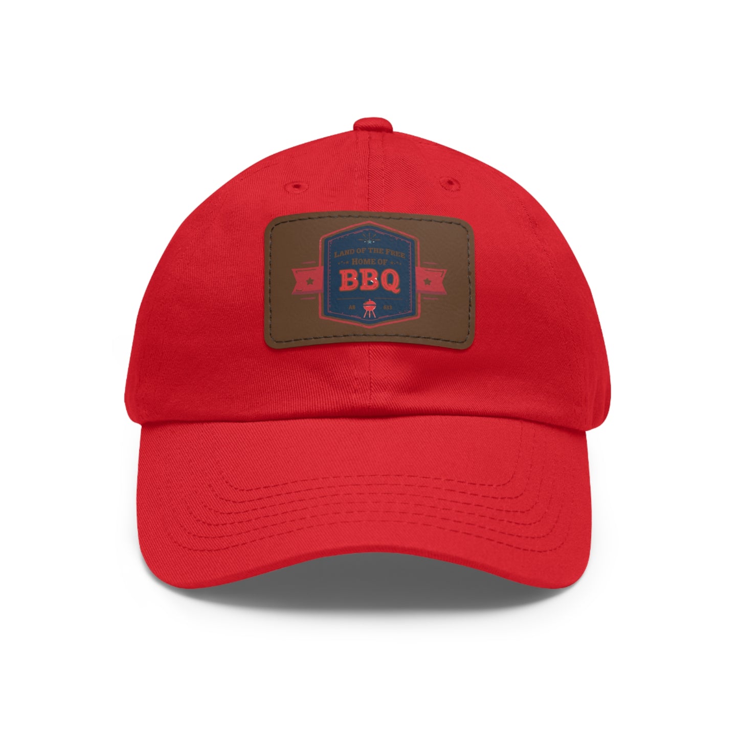BBQ Dad Hat with Leather Patch - Perfect Gift for Grill Enthusiasts