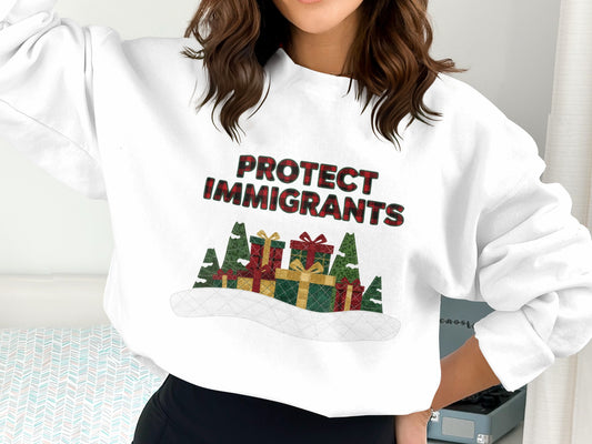 Protect Immigrants White Apparel Gift Product