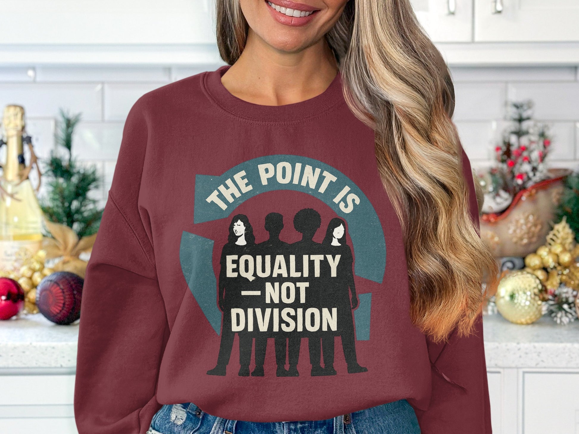 The Point Is Equality Not Division Sweatshirt product type