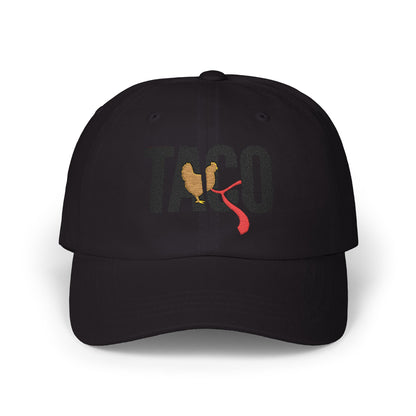 Trump Taco Dad Cap | Funny Hat, Trump Always Chickens Out Hat, Casual Summer Accessory, Perfect for BBQs, Father's Day Gift