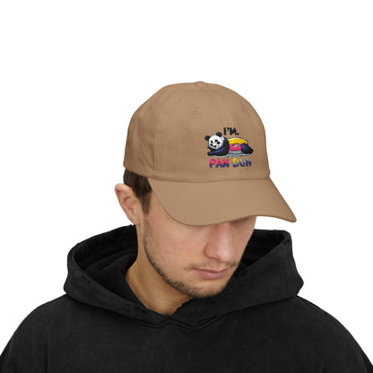 Panda Cap with Cute Quote, Perfect Gift Hat for Casual Outings, Unique Accessory, Trendy Cap