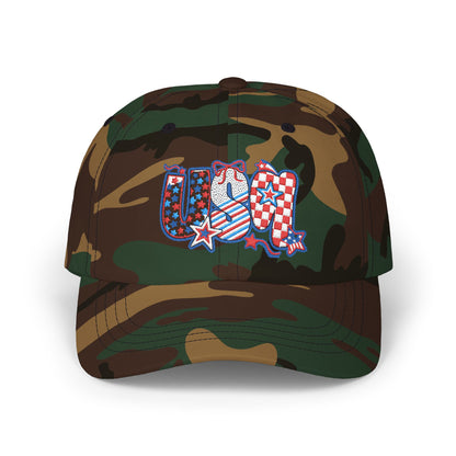 Embroidery Hat 4th of July Patriotic Dad Cap | USA Cap, Summer Hat, Casual Headwear, Father's Day Gift, Independence Day Accessory, Outdoor Cap