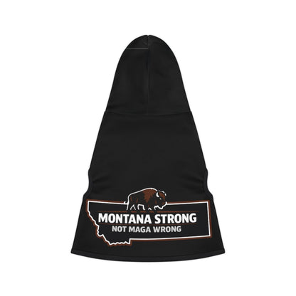 Montana Strong Not Maga Wrong graphic hood product