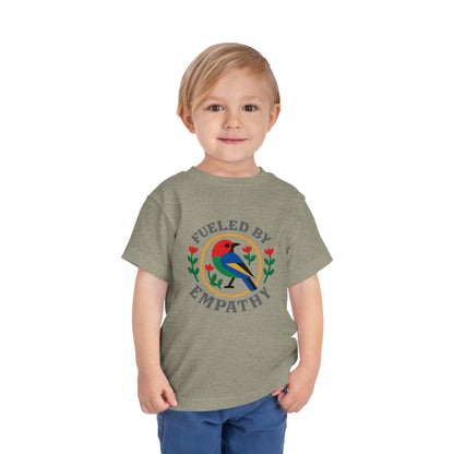 Empathy Bird Toddler Tee - Cute Short Sleeve Shirt for Kids, Gift for Birthdays, Encouraging Apparel, Toddler Fashion