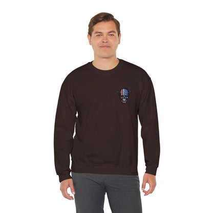 Artistic Graphic Crewneck Sweatshirt - Bold Design for Creative Souls