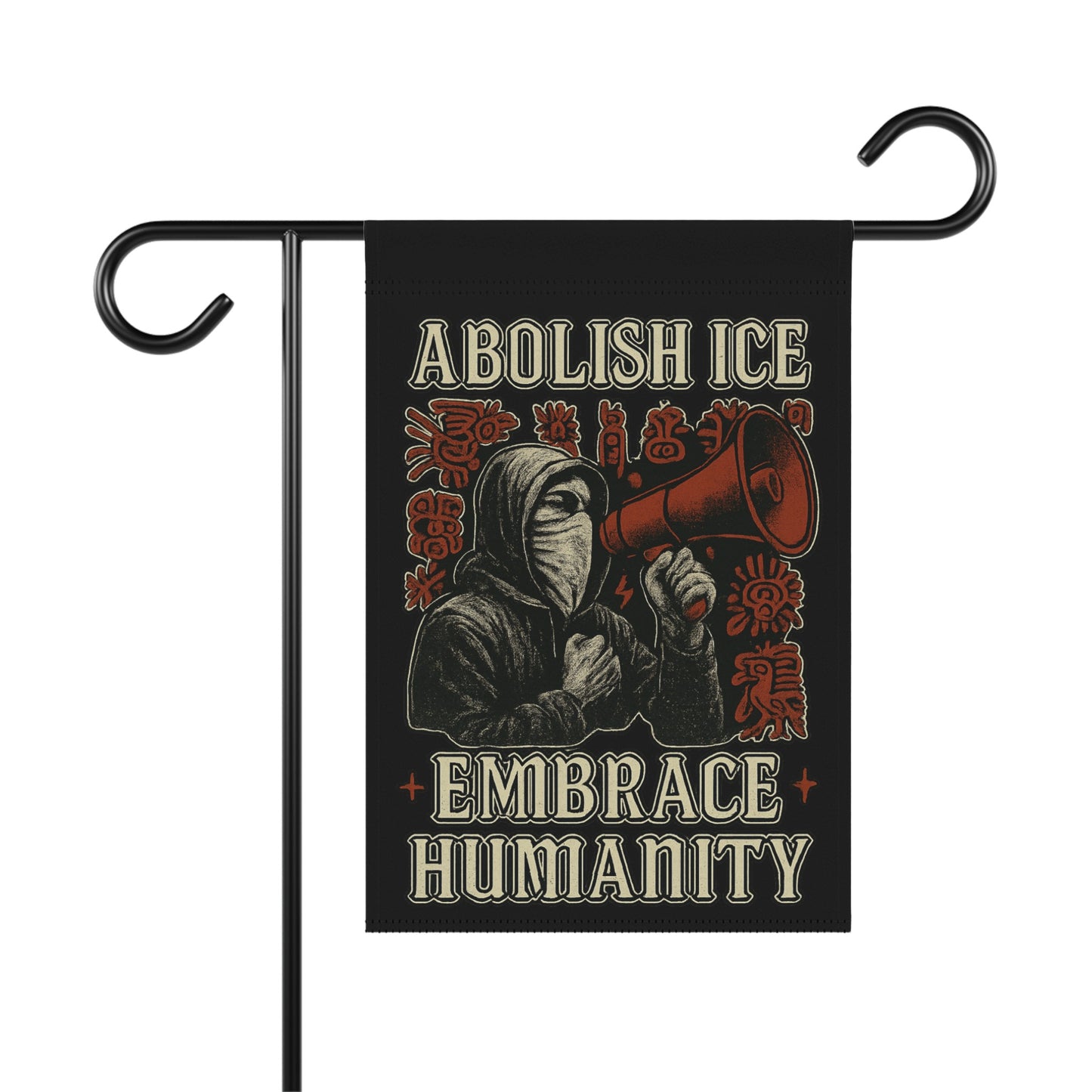 Abolish ICE Embrace Humanity Yard Flag for Social Justice