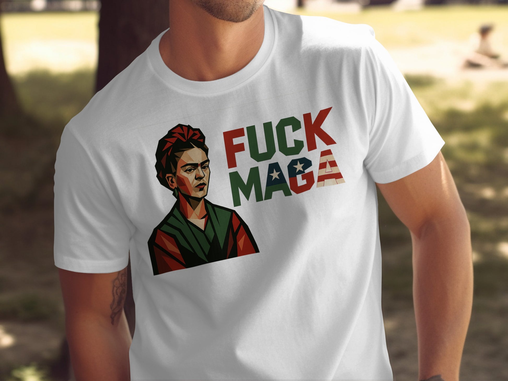 Bold Statement Anti-MAGA Graphic T-Shirt product