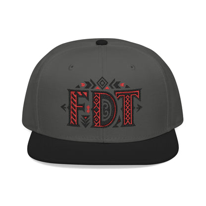 FDT Chinga Tu MAGA Embroidered Snapback Cap, Stylish Adjustable Hat, Gift for Dads, Streetwear Accessory, Trendy Headwear for All Occasions