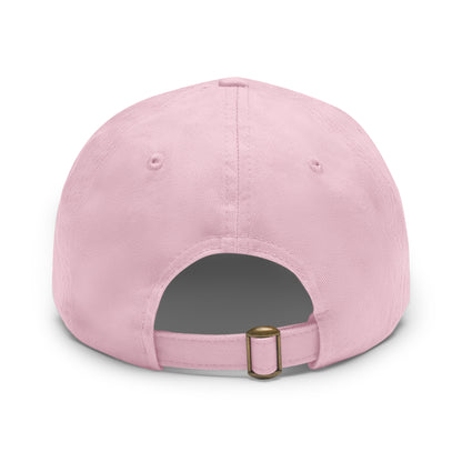 4th of July Dad Hat with Leather Patch (Rectangle)