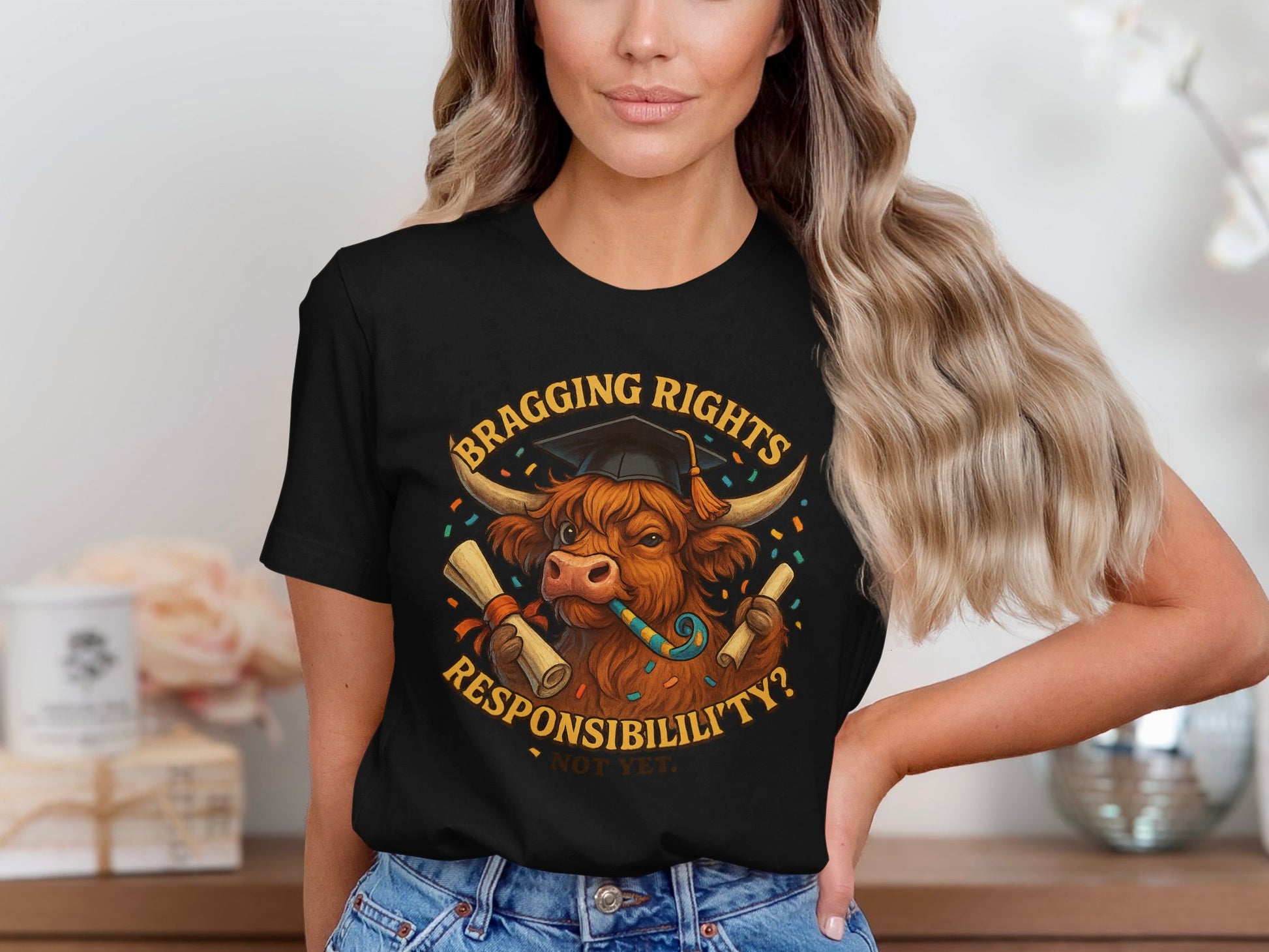 Bragging Rights Responsibility Not Yet Graphic T-Shirt product type