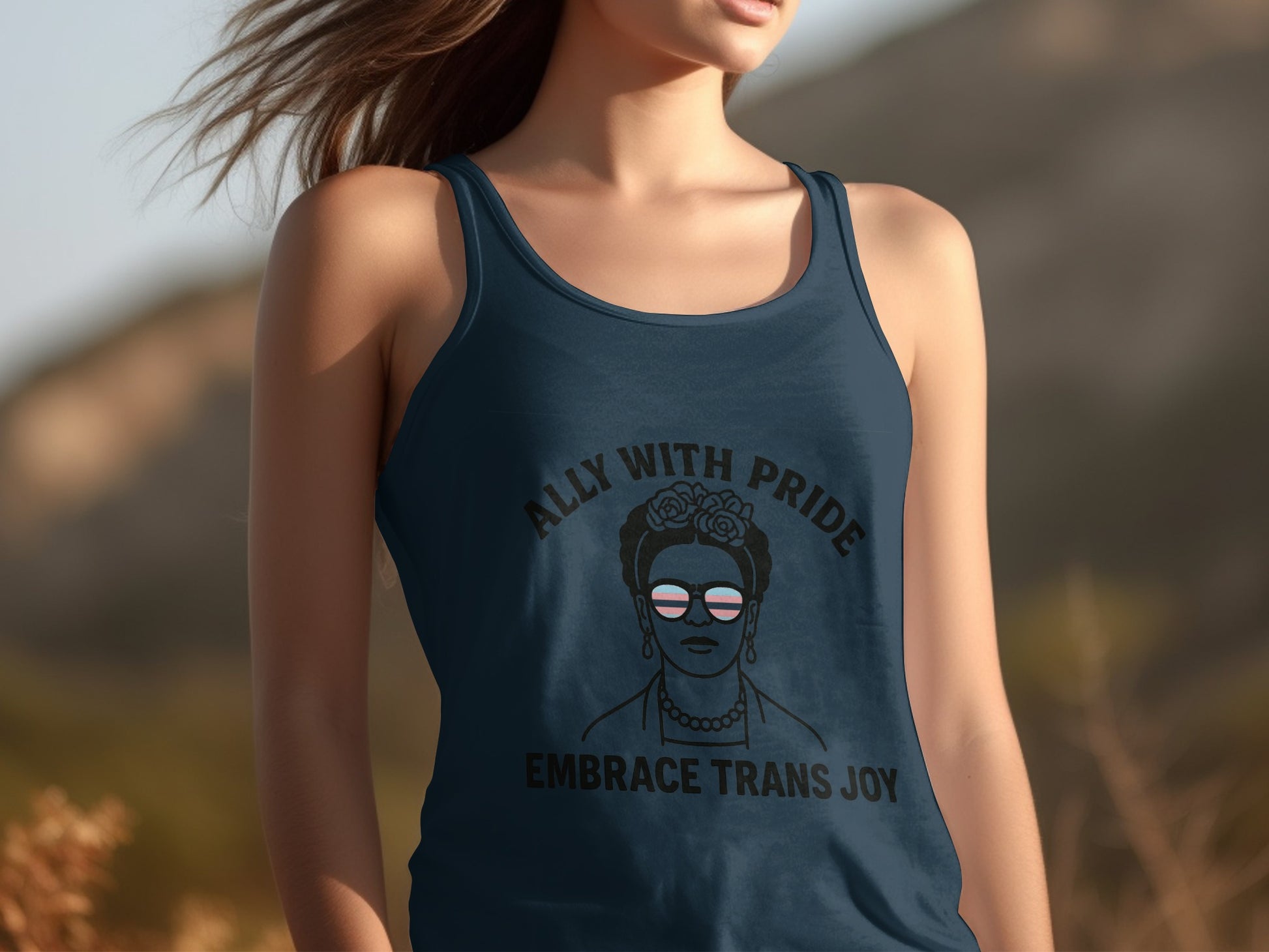 Ally With Pride Embrace Trans Joy Tank Top product type