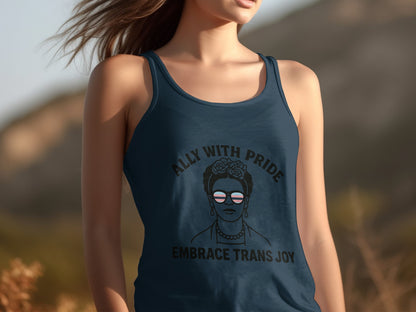Ally With Pride Embrace Trans Joy Tank Top product type