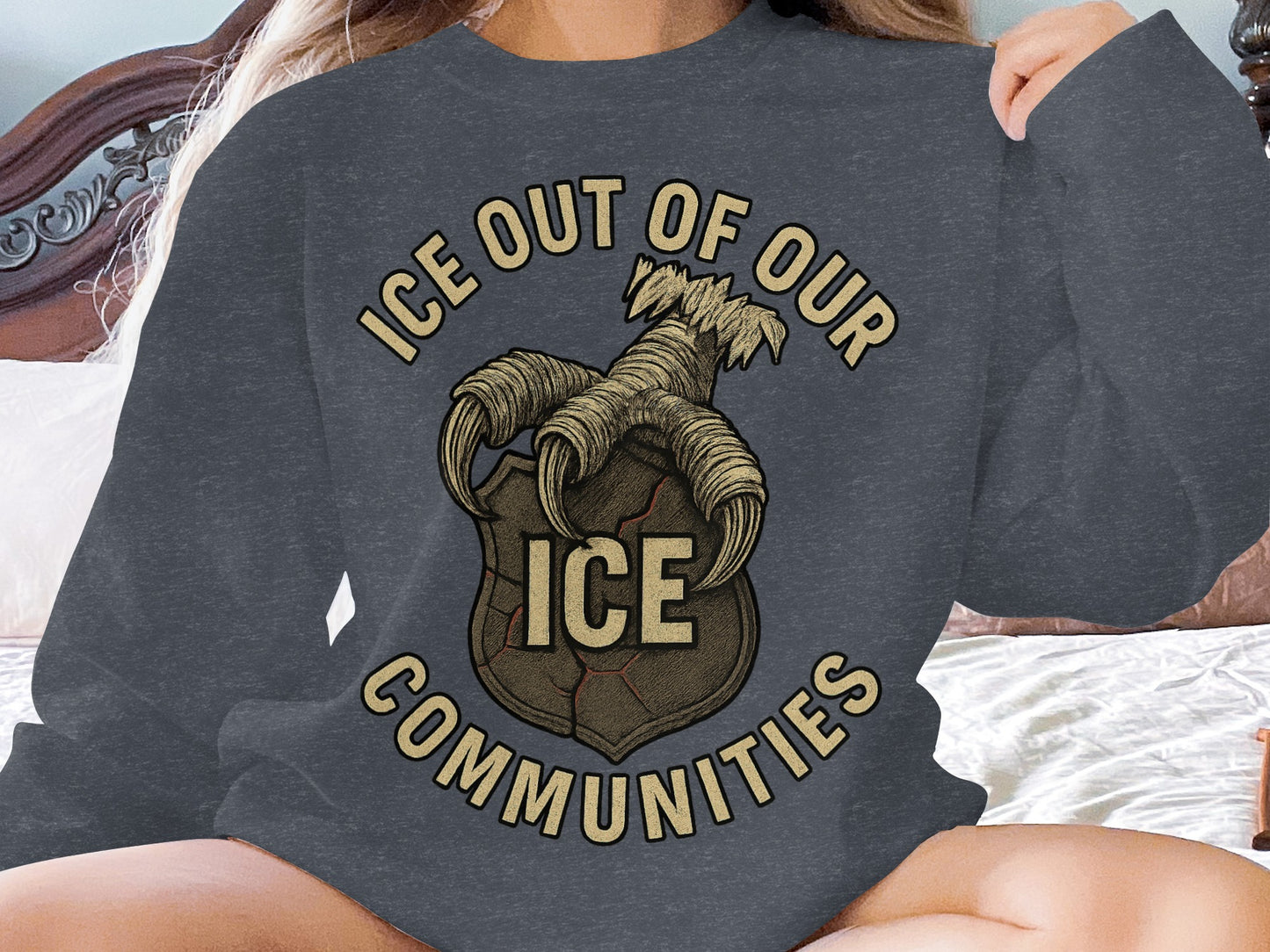 Ice Out of Our Communities Long Sleeve Shirt Product