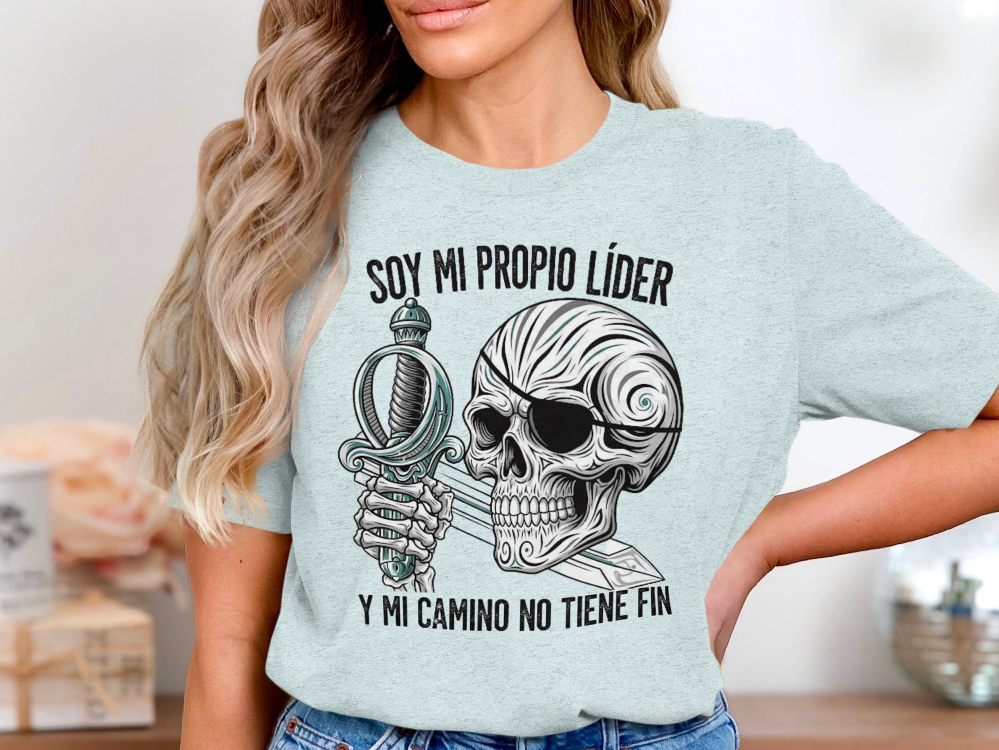 Skull Graphic Soy Mi Propio Líder Camiseta product
