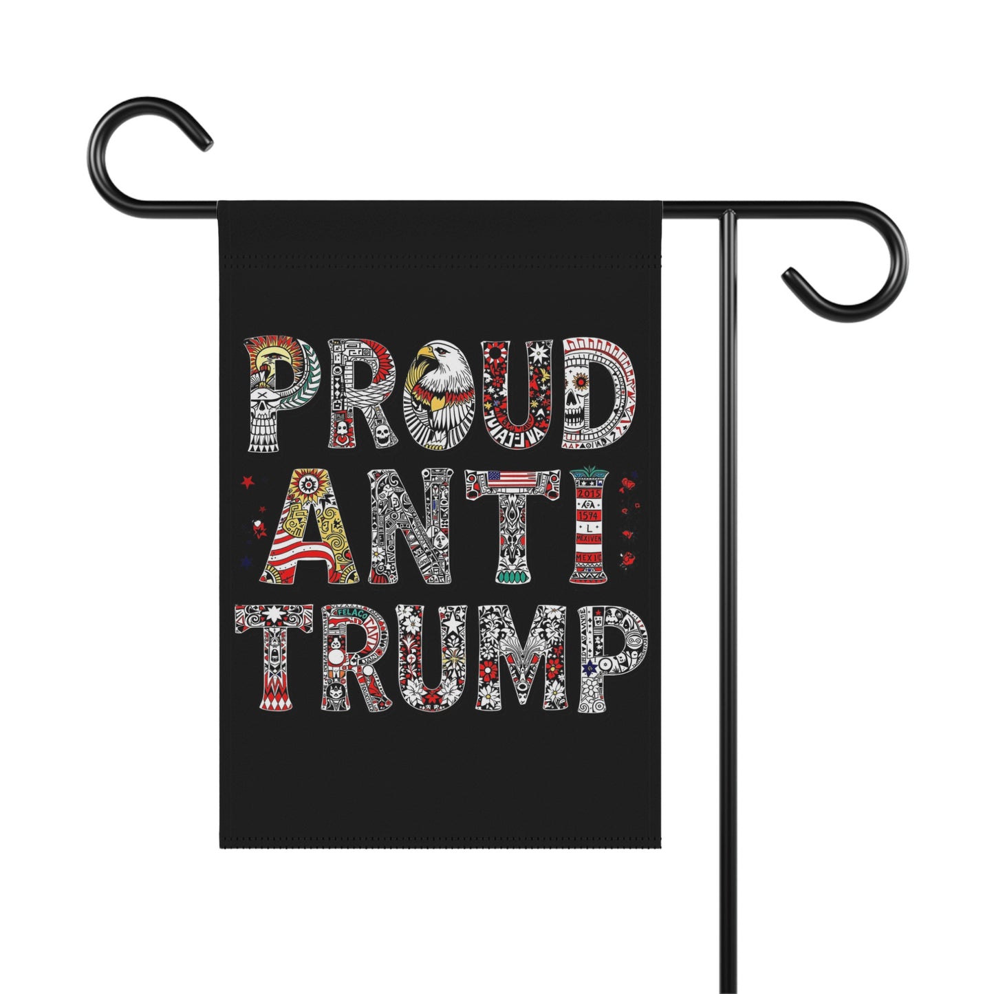 Proud Anti Trump Decorative Garden Flag for Yard