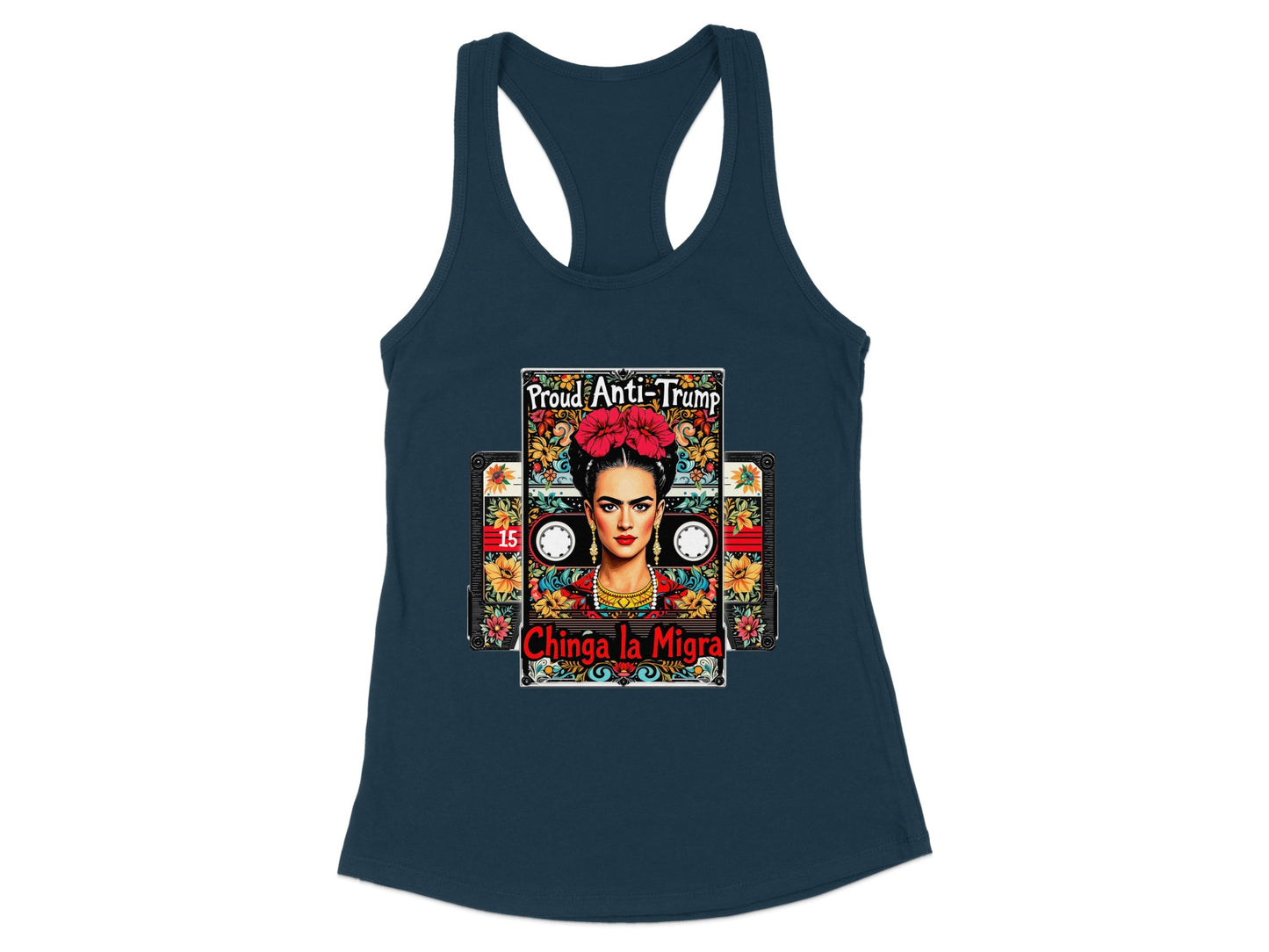 Proud Anti-Trump Chinga la Migra Tank Top