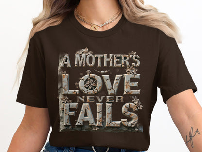 A Mothers Love Never Fails Graphic Shirt product type