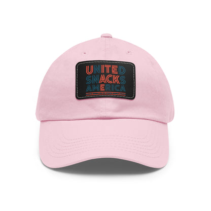 Trendy Dad Hat with Leather Patch - United Snacks America