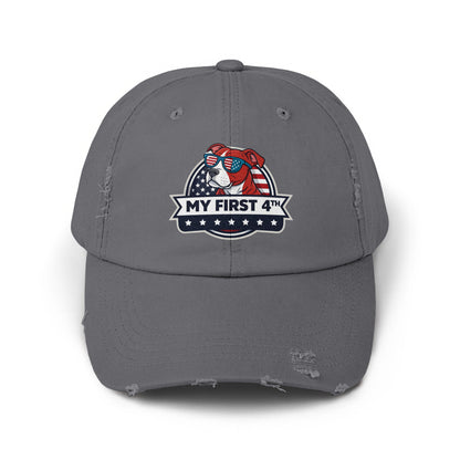 Patriotic My First 4th Embroidered Cap Hat product type