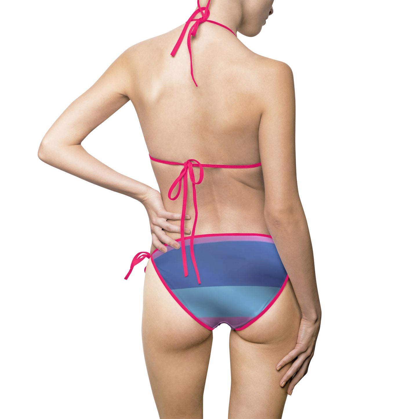 Pride Joyful Bikini Swimsuit, Rainbow Swimsuit, Summer Swimwear, Beachwear, Pride Edition Swimwear, Vacation Swim Set, Holiday Swimwear