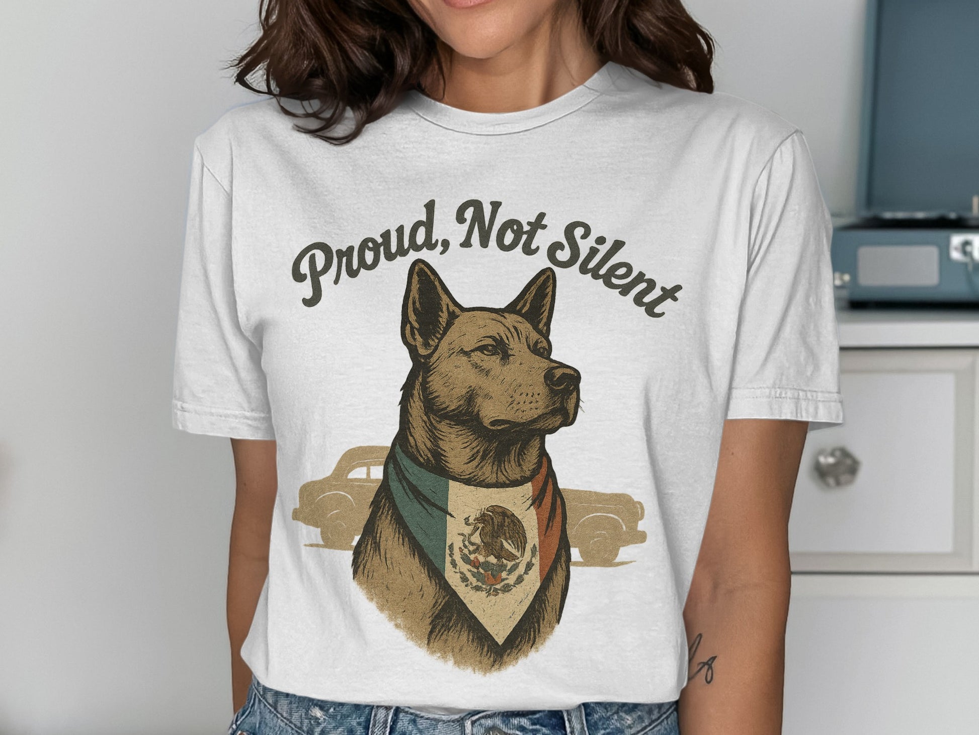Proud Not Silent Dog Graphic T-Shirt product