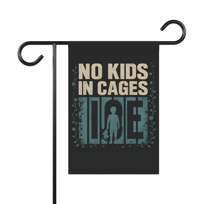 Garden Flags & Banner  “No Kids In Cages” Political Yard Flag
