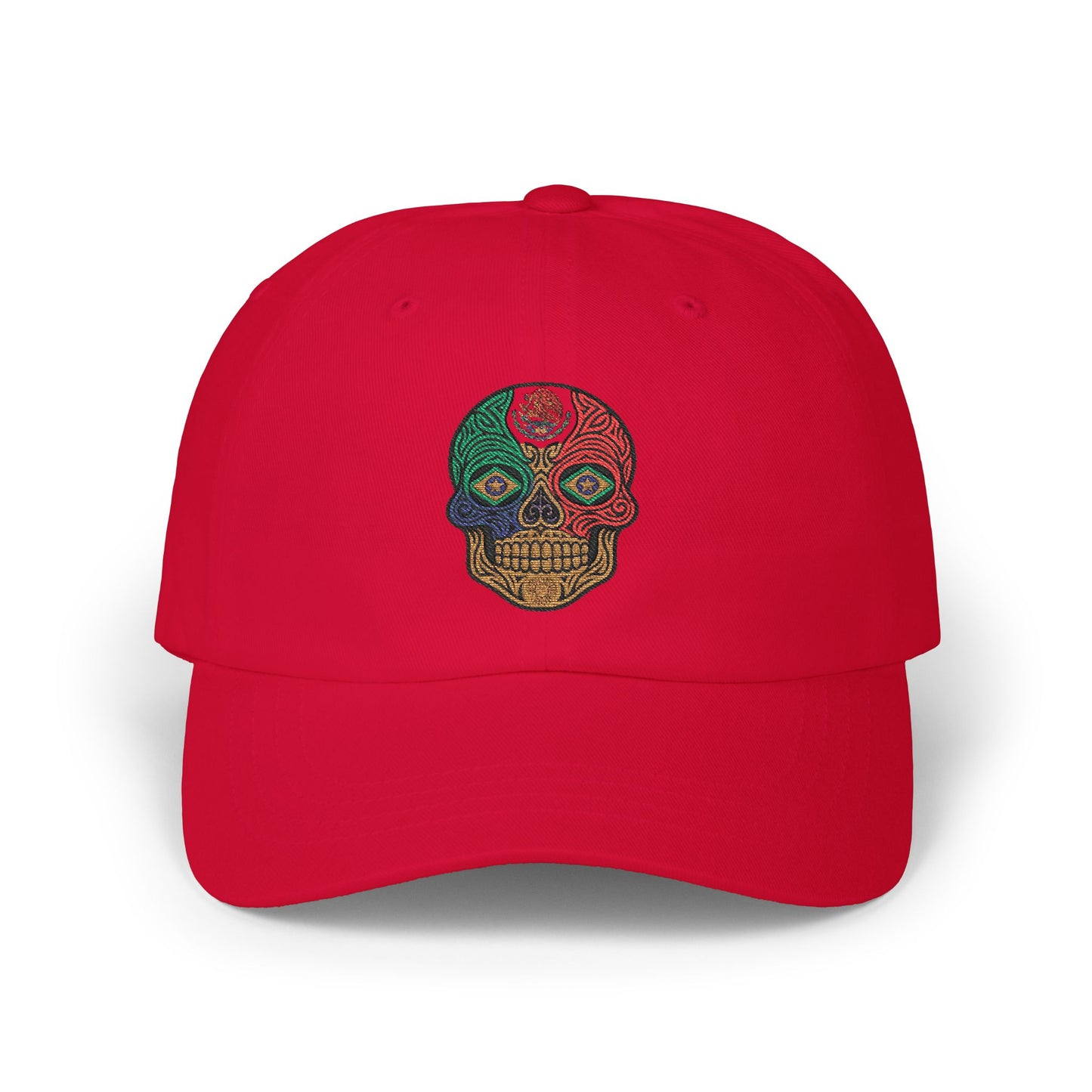 Colorful Skull Dad Cap, Casual Hat, Unique Headwear, Gift for Him, Summer Accessory, Festival Look