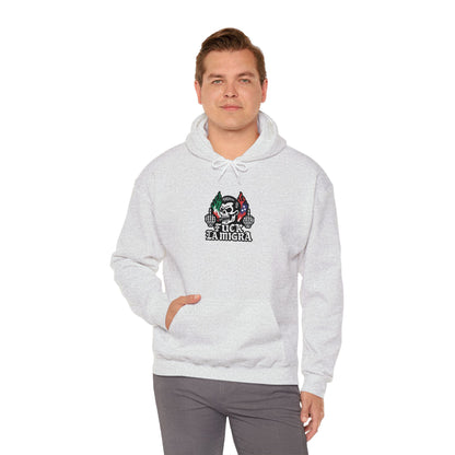 Fuck La Migra Embroidery Hoodie Anto Trump Hoodie Unisex Heavy Blend™ Hooded Sweatshirt