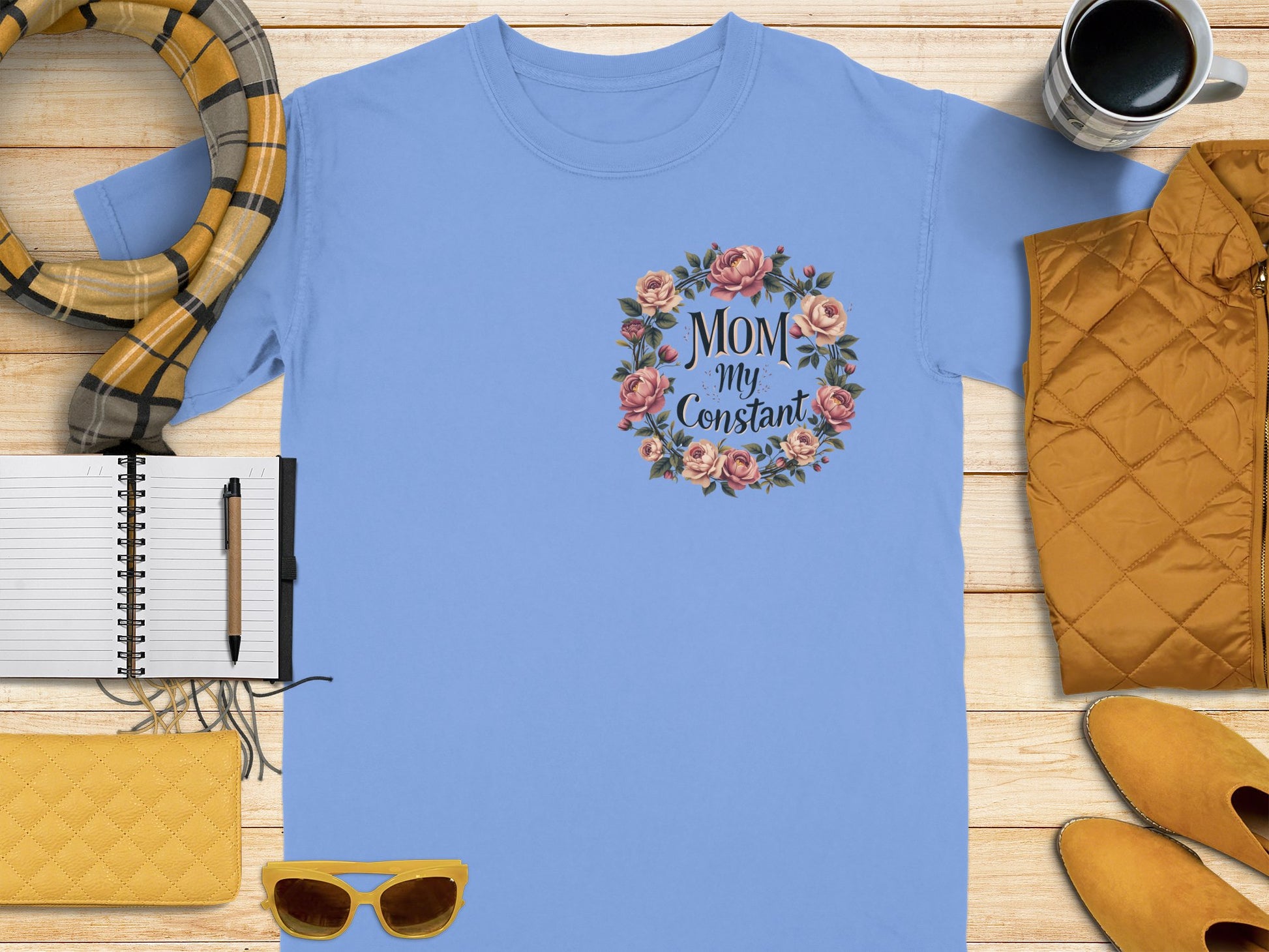 Mom My Constant Floral Design Graphic Shirt product