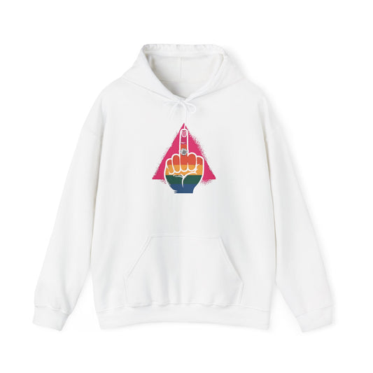 Pride Hoodie Pride Graphic Hoodie - Unisex Heavy Blend™ with Bold Rainbow Design