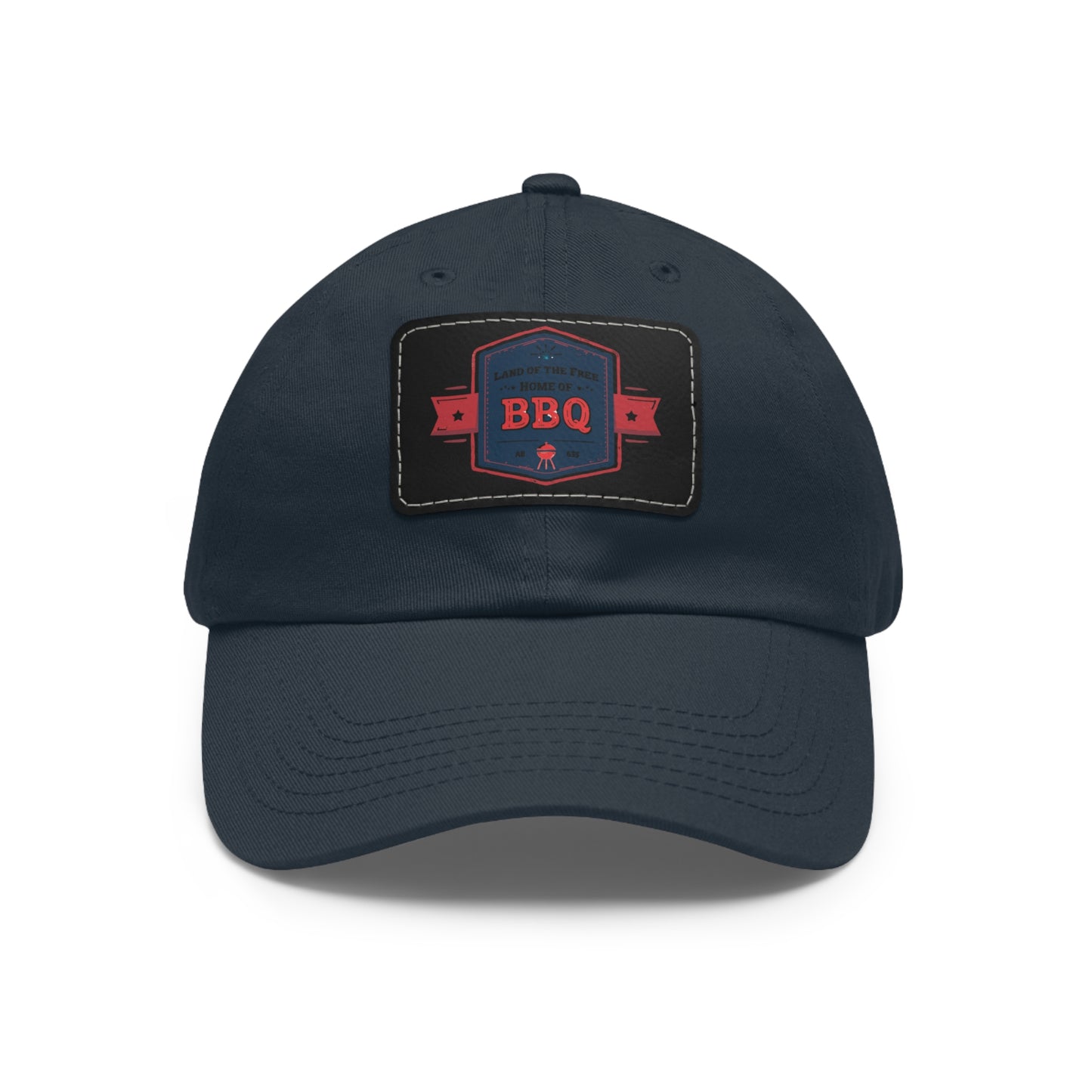 BBQ Dad Hat with Leather Patch - Perfect Gift for Grill Enthusiasts