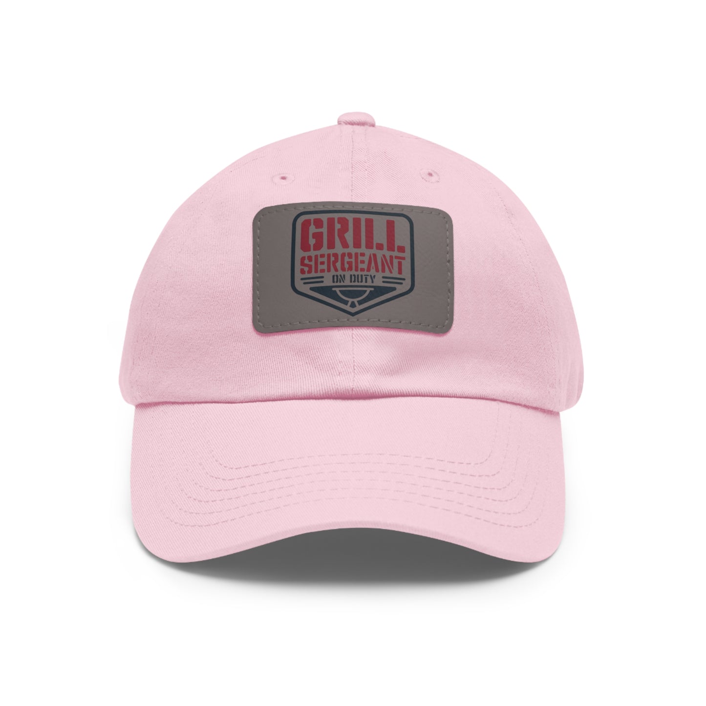 Grill Sergeant Dad Hat with Leather Patch | Perfect Gift for BBQ Enthusiasts
