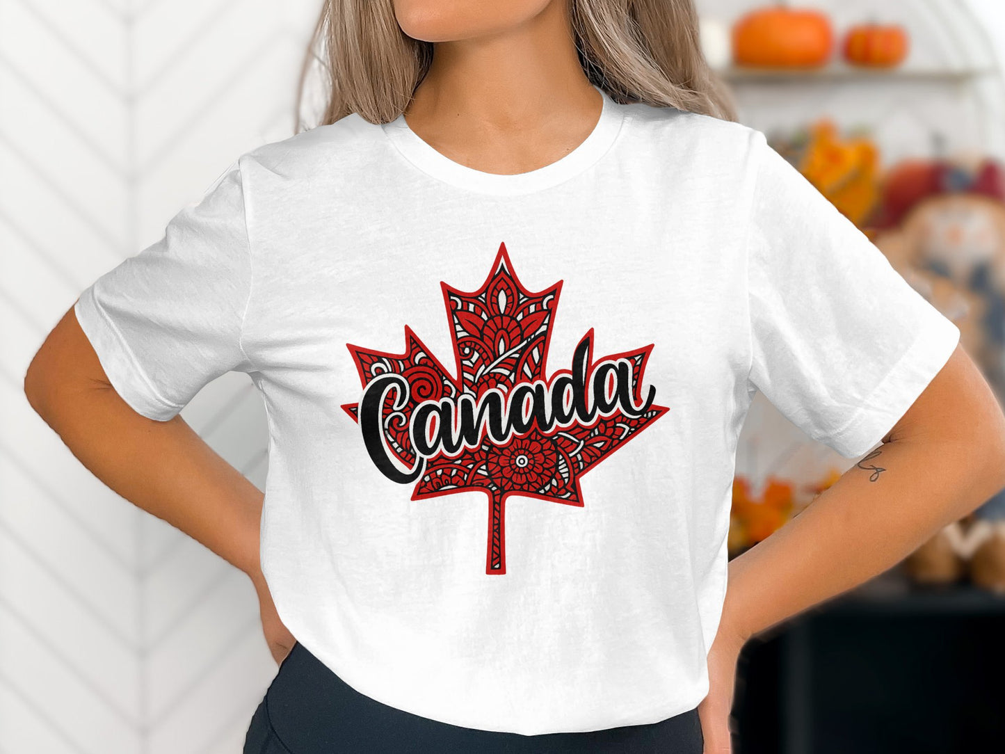 Canada Maple Leaf Design Graphic T-shirt product type