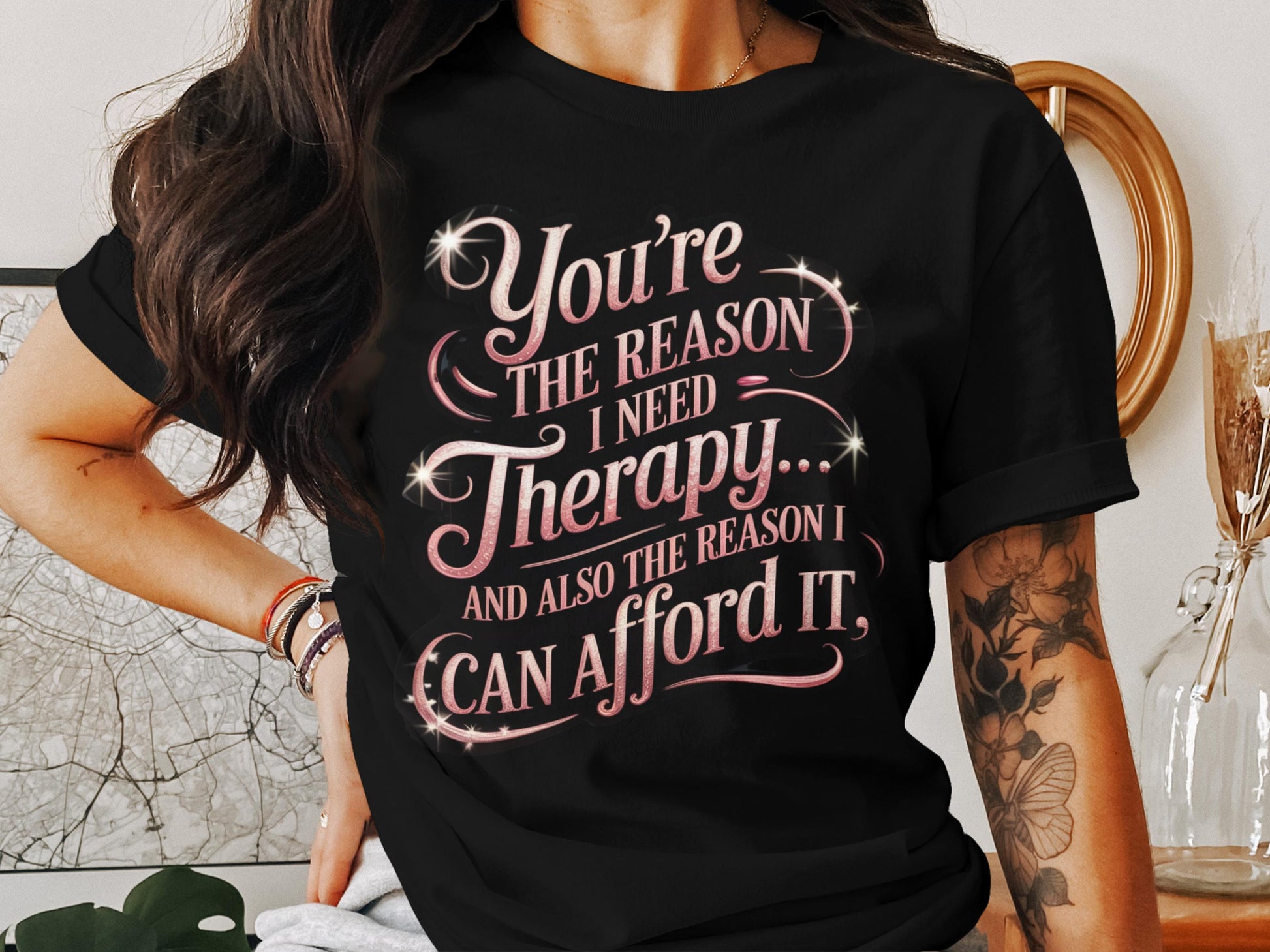 You're The Reason I Need Therapy Statement Shirt product