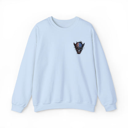 Artistic Graphic Crewneck Sweatshirt - Bold Design for Creative Souls