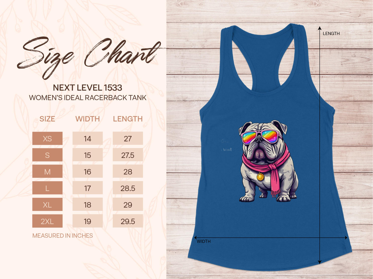 Pug with Sunglasses and Scarf Racerback Tank product