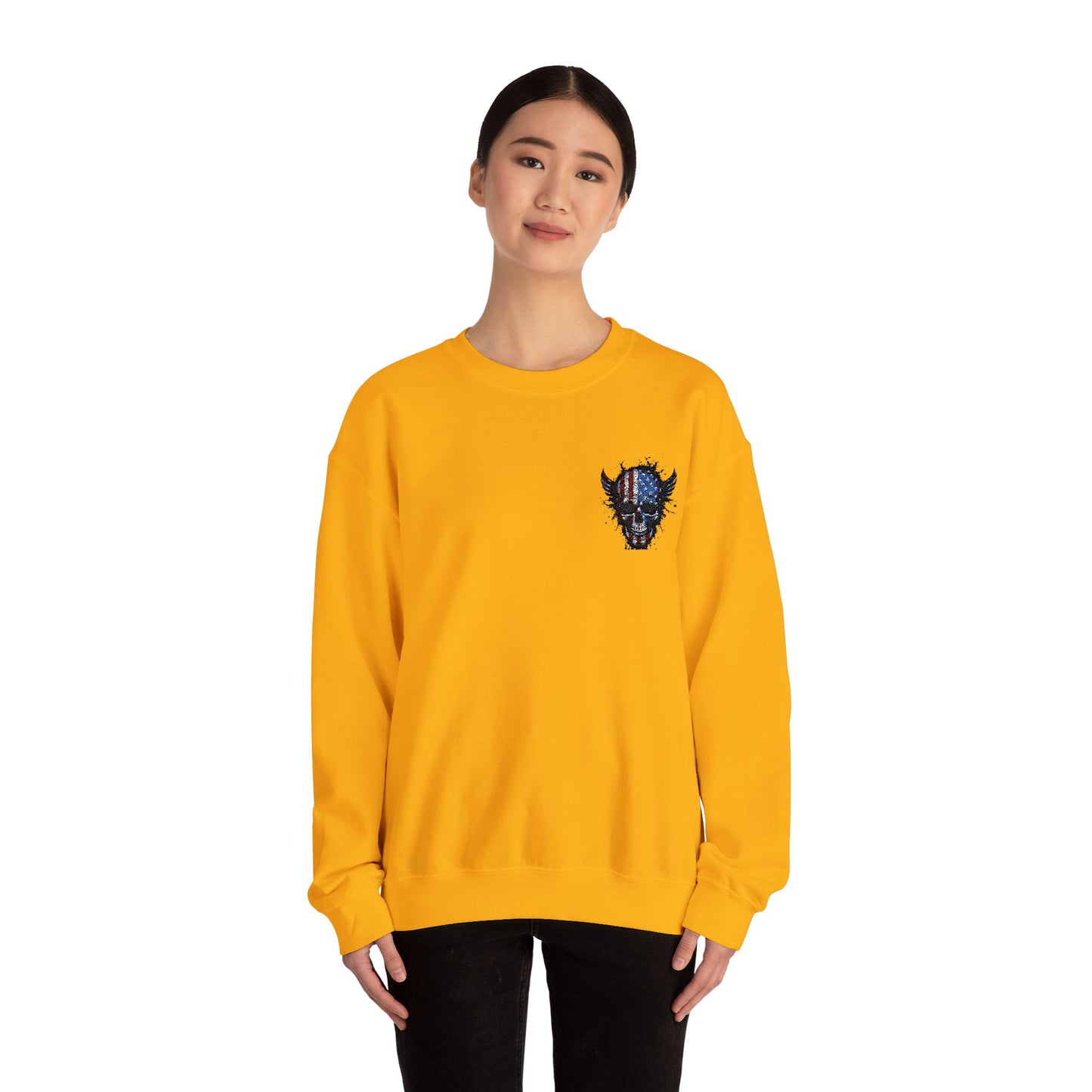 Artistic Graphic Crewneck Sweatshirt - Bold Design for Creative Souls